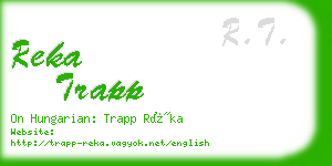 reka trapp business card